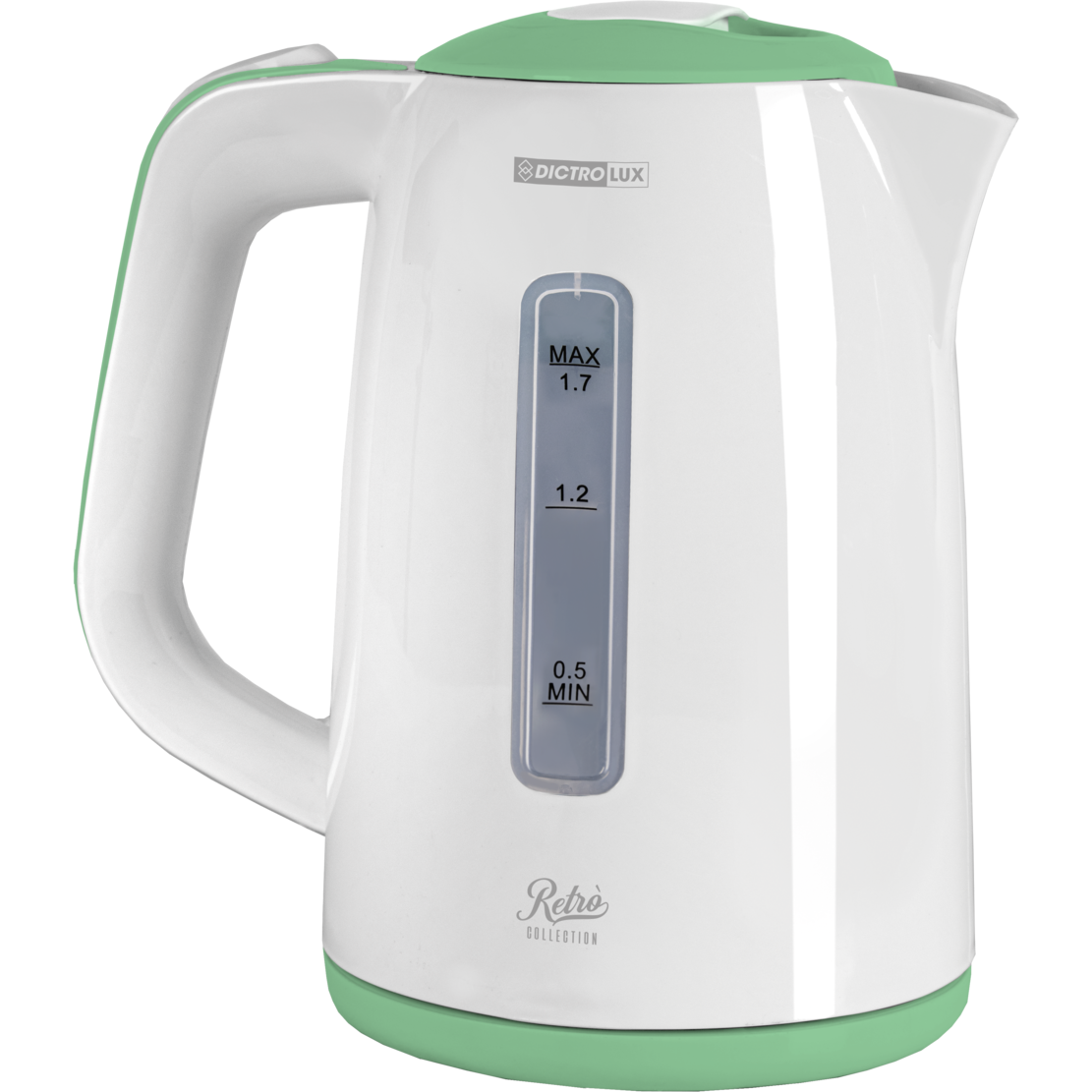 DICTROLUX - Bollitore Elettrico 1,7 litri Retrò Collection - 2200 Watt